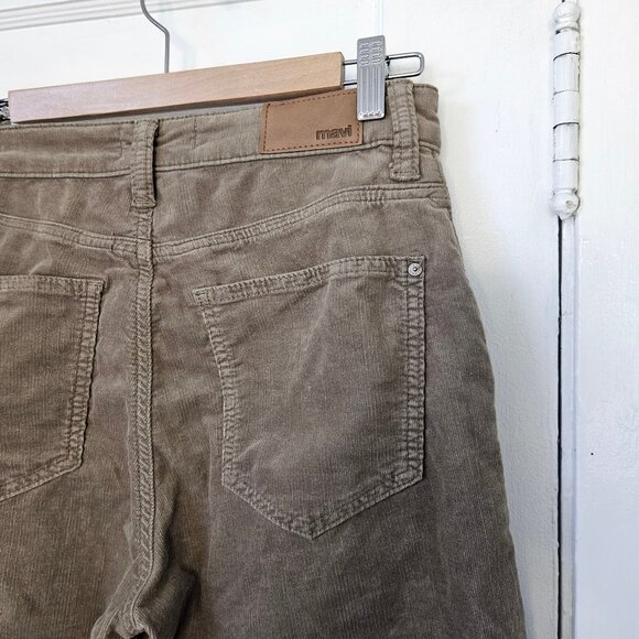 Mavi Shelia Front Pocket Corduroy Pant - Size 27 - Green - Picture 3 of 4